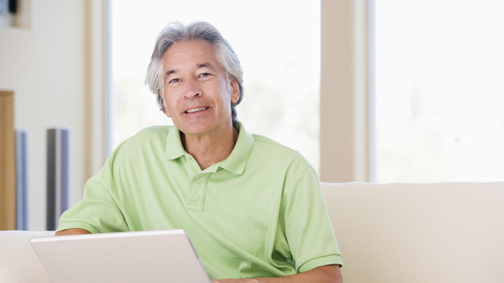 Man on laptop
